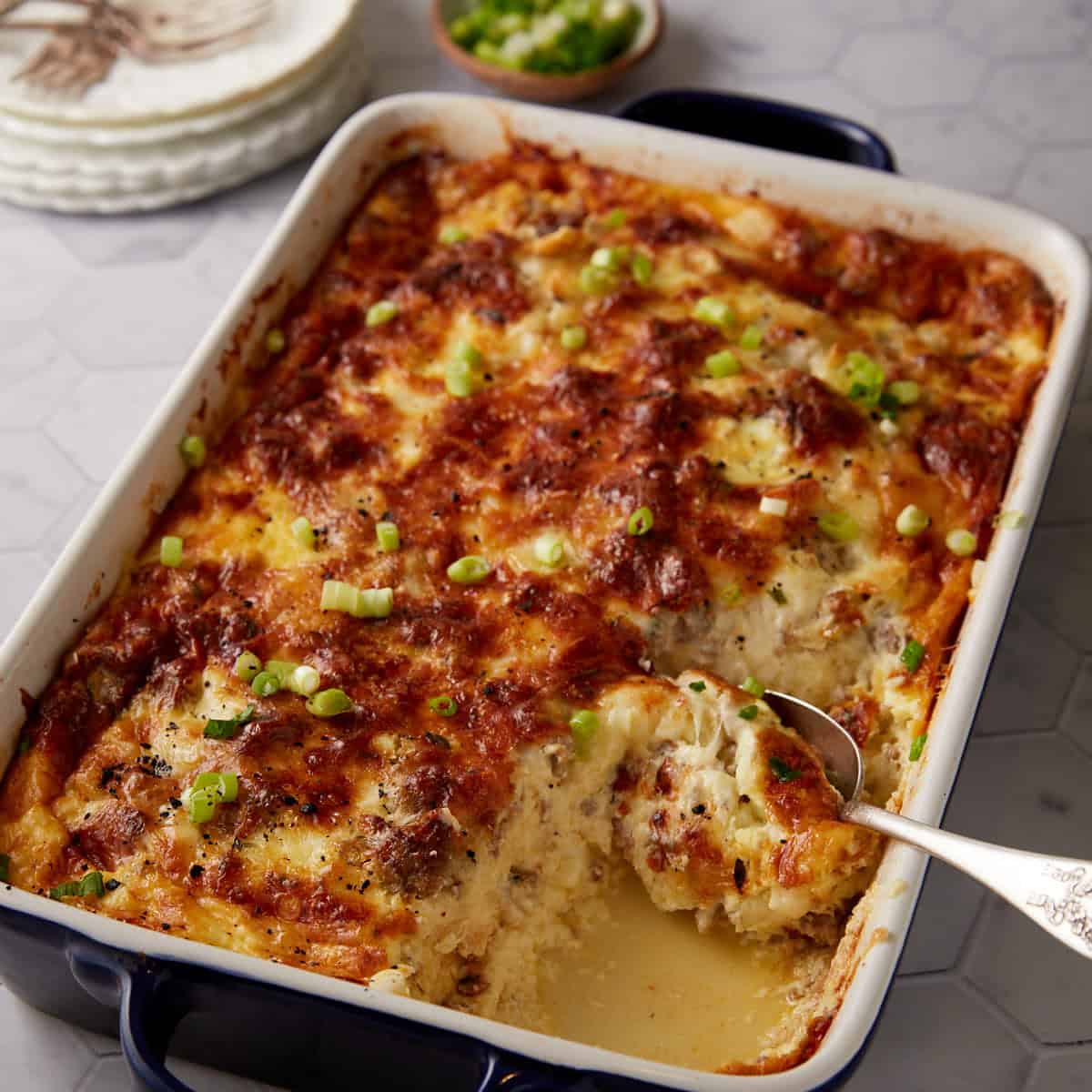 Sausage Casserole with Brie