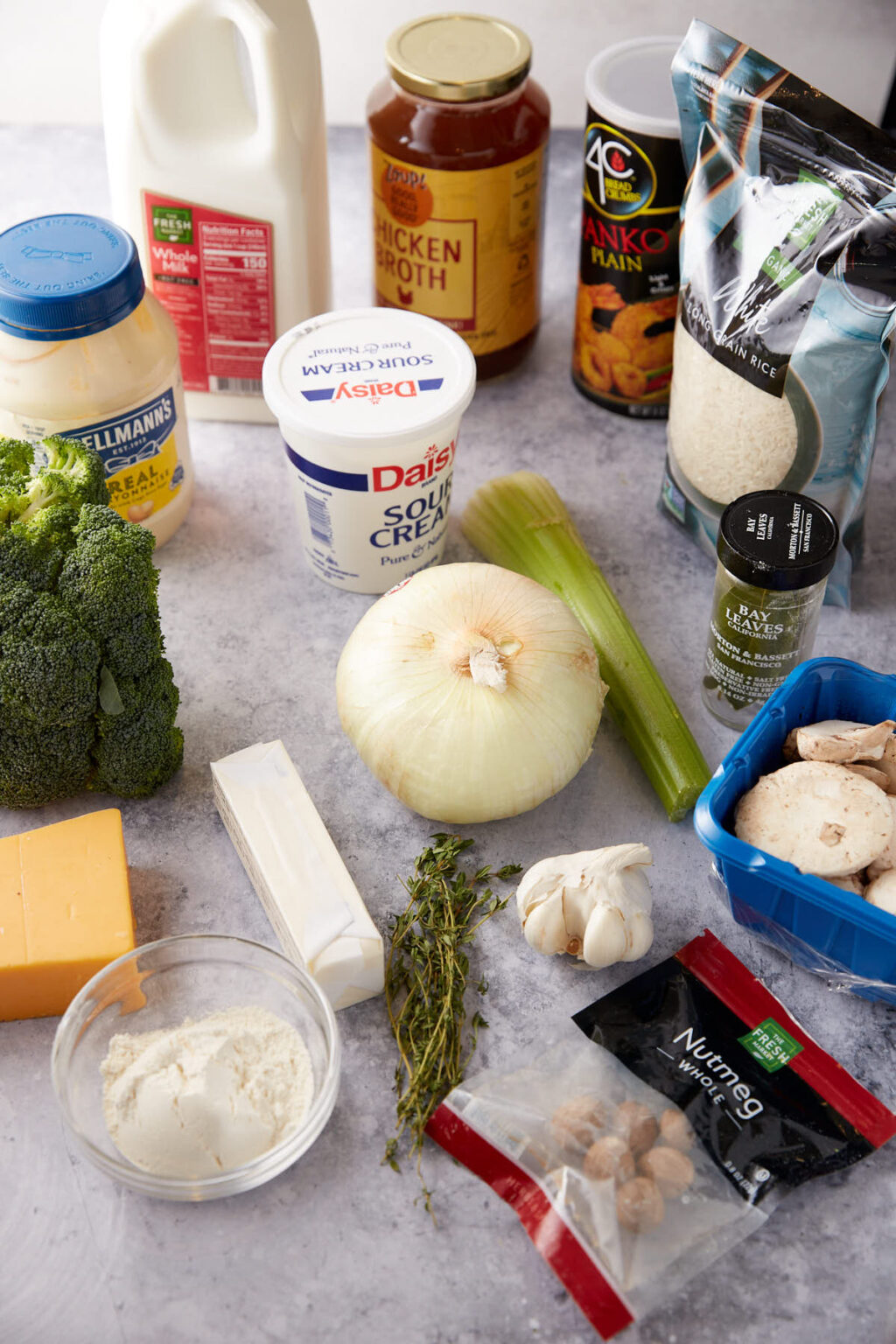Creamy Broccoli Rice Casserole without Canned Soup Butter & Baggage
