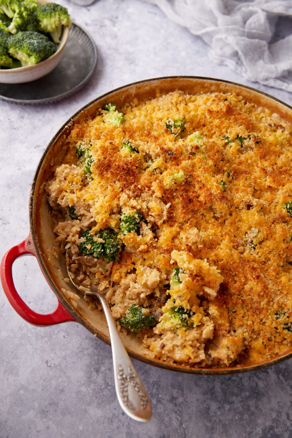 Creamy Broccoli Rice Casserole without Canned Soup Butter & Baggage