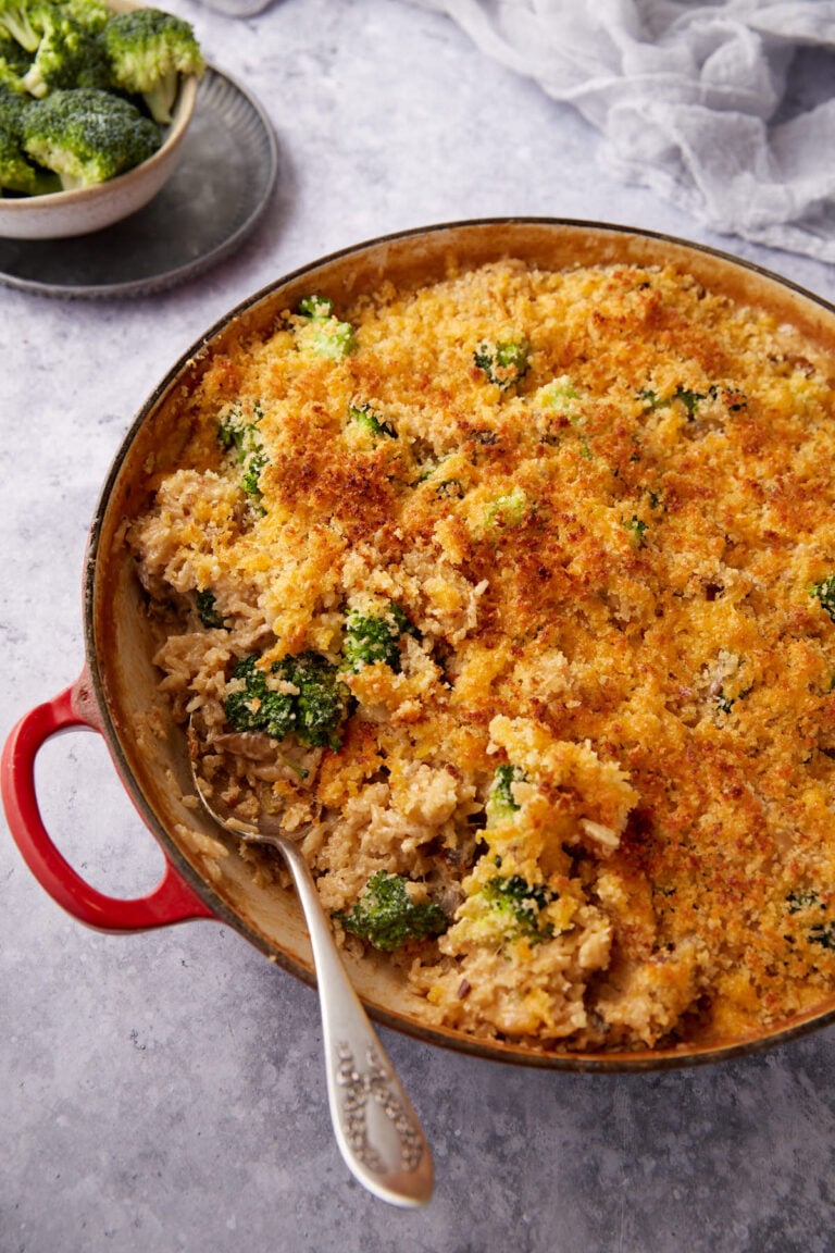Creamy Broccoli Rice Casserole without Canned Soup Butter & Baggage