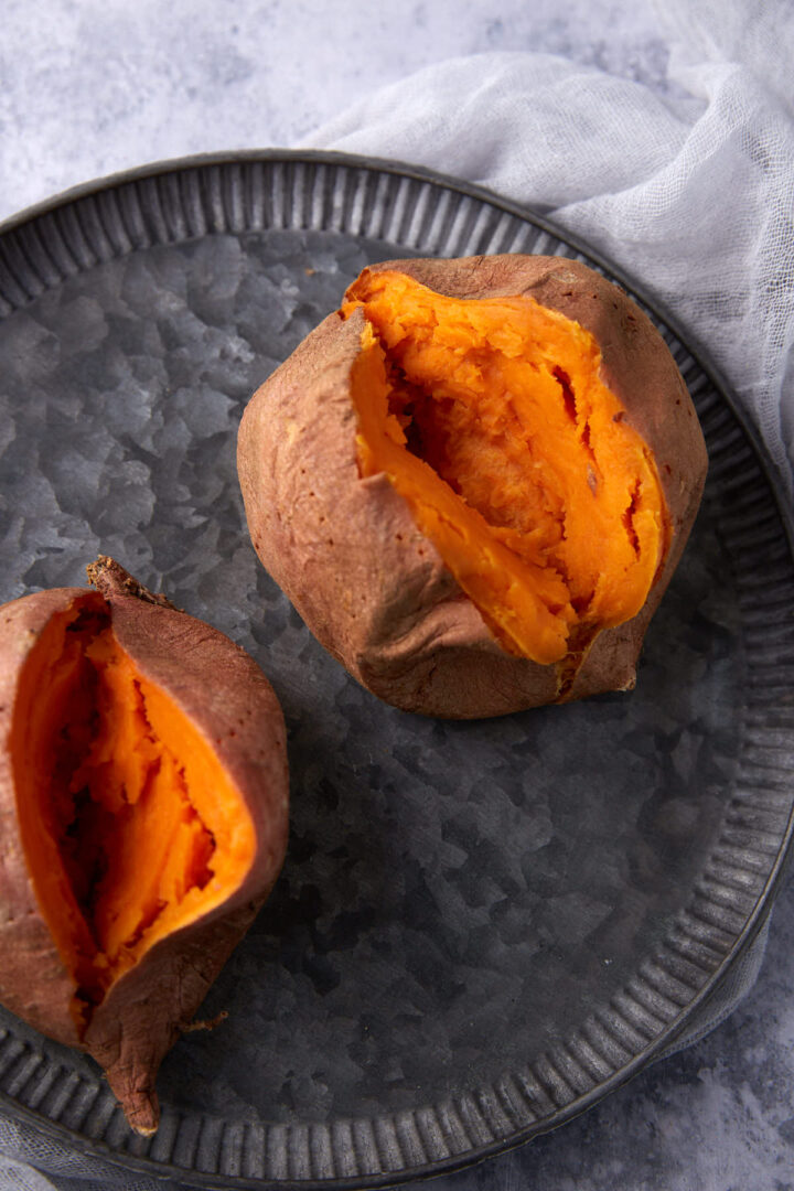 How to Cook Sweet Potato in Microwave Butter & Baggage