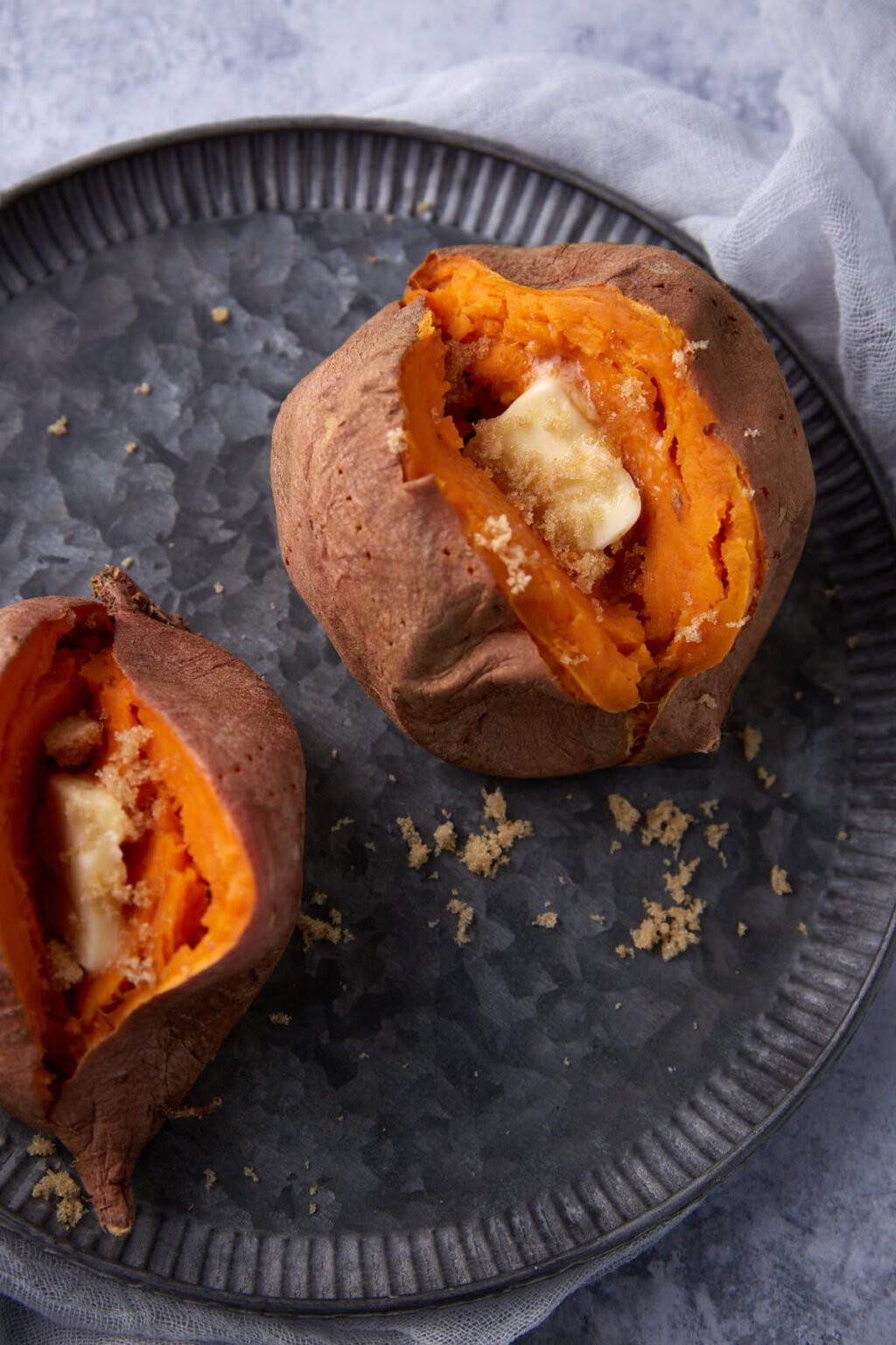 How to Cook Sweet Potato in Microwave Butter & Baggage