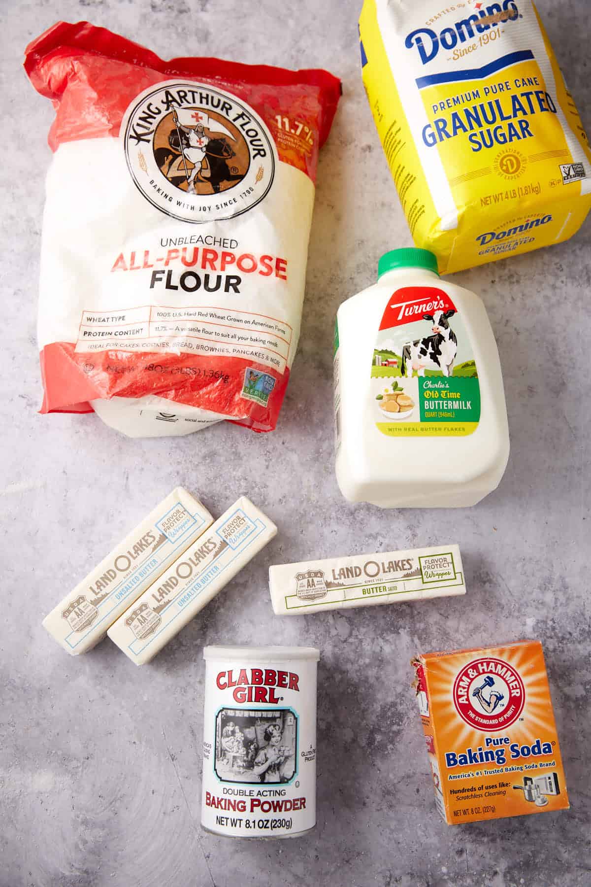 The ingredients for Swim biscuits.