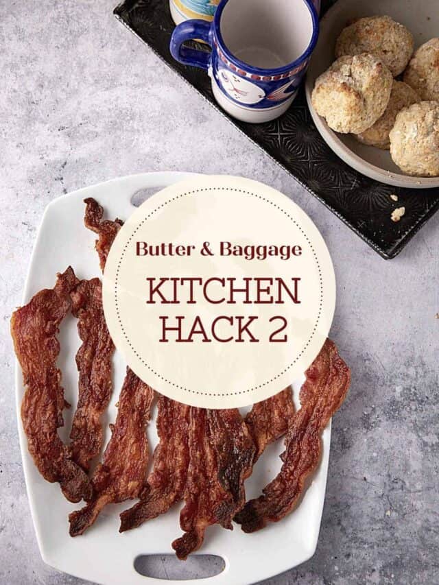 How to Cook Crispy Bacon Kitchen Hack Butter & Baggage