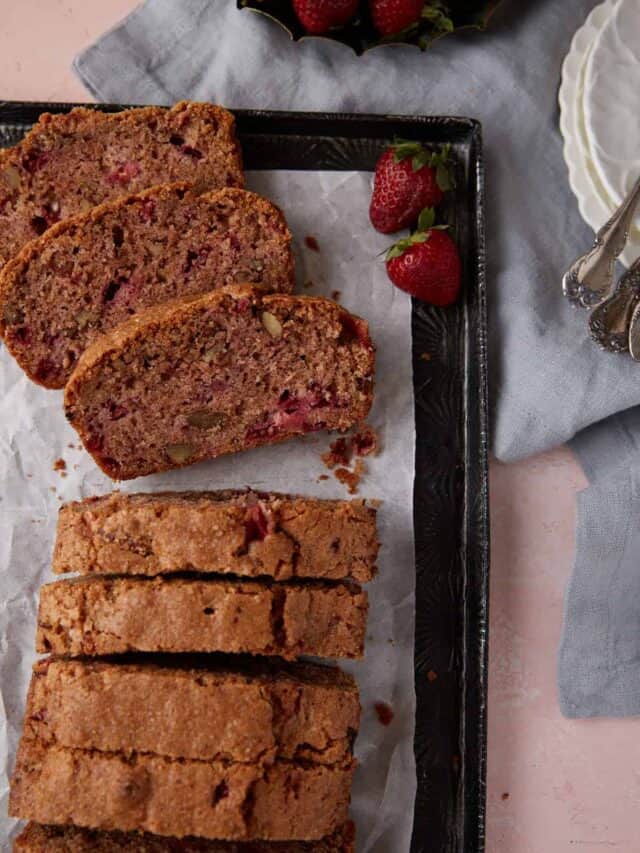 Fresh Strawberry Bread for Mother's Day Brunch Butter & Baggage