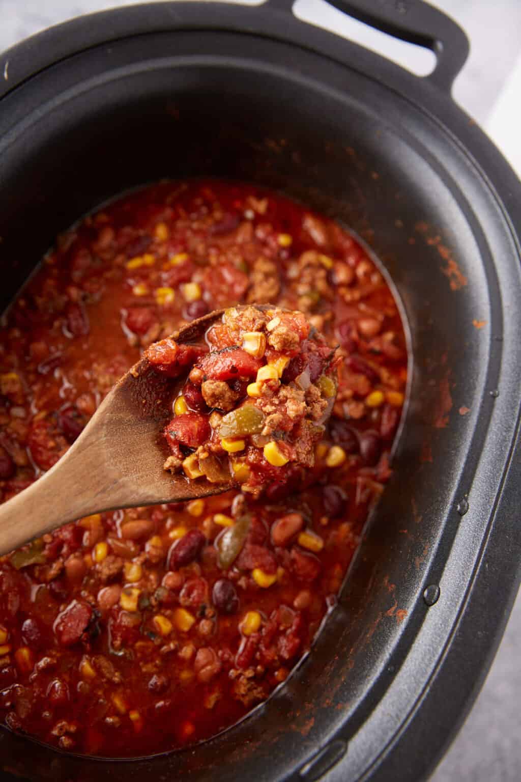 Easy Crock Pot Taco Soup with Ranch Dressing - Butter & Baggage