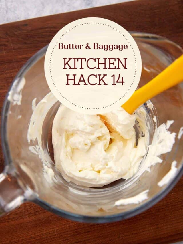How to Soften Cream Cheese Butter & Baggage