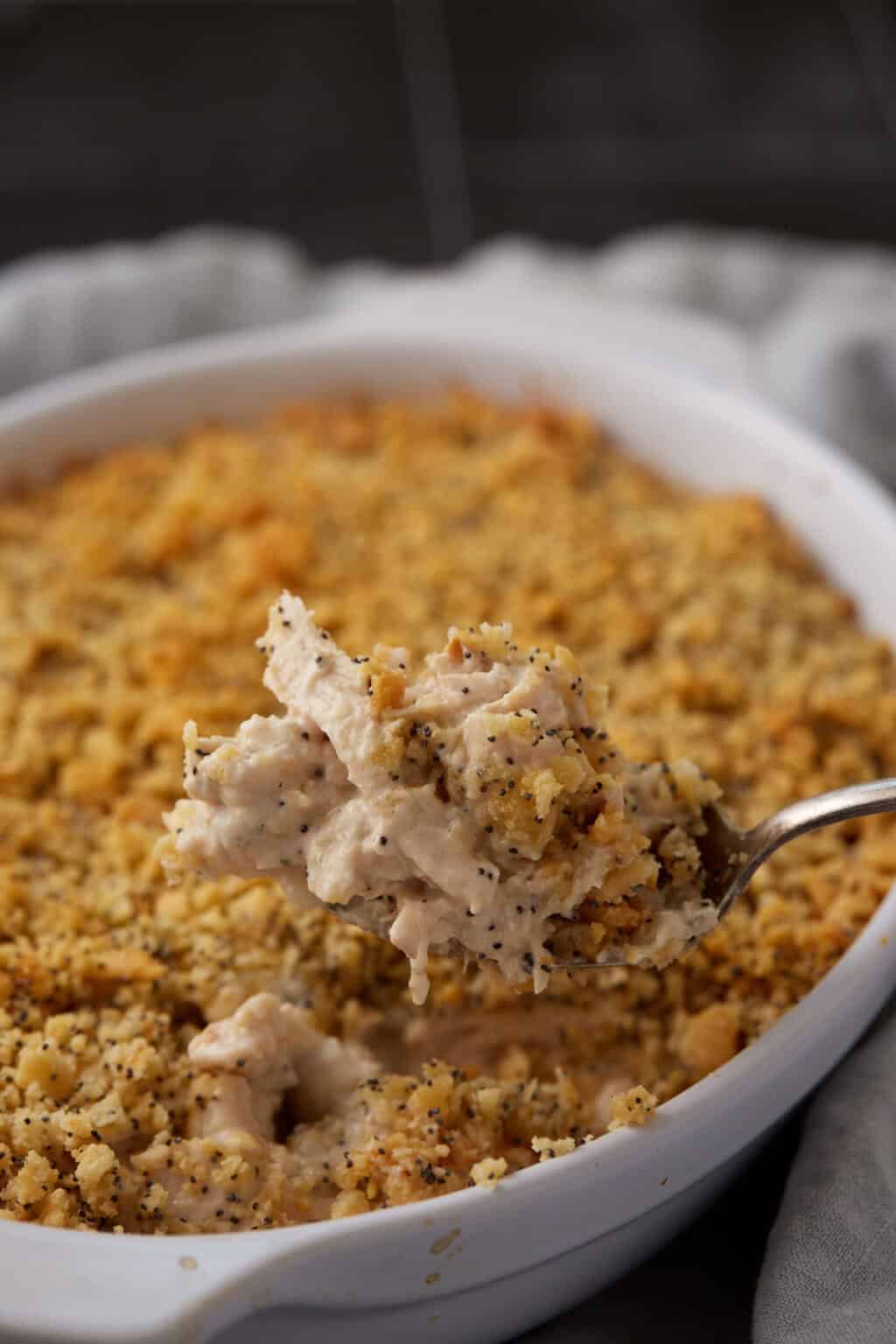 Chicken Poppy Seed Casserole (A Potluck Favorite) Butter & Baggage