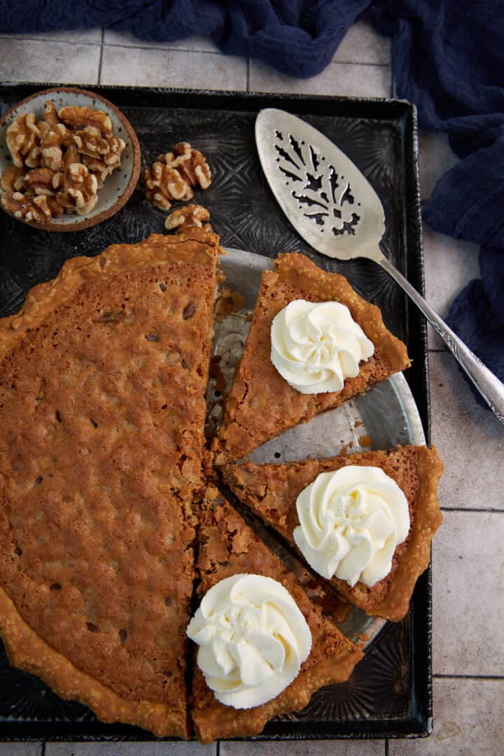 Chocolate Walnut Kentucky Derby Pie (+ Bourbon Whipped Cream) Butter