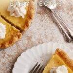 A slice of Eggnog Pie.