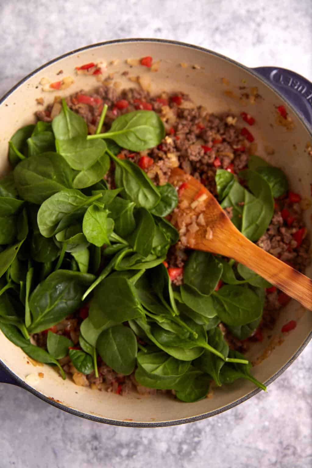 Skillet Dinner with Hamburger Rice and Tomatoes - Butter & Baggage