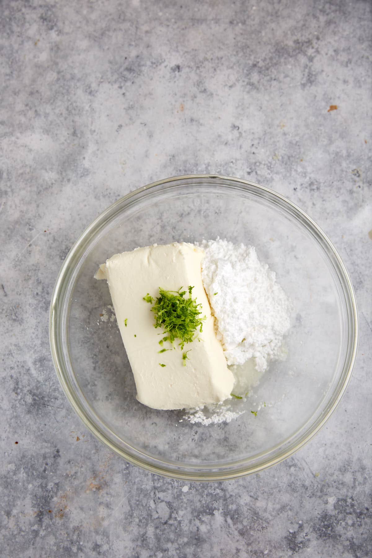 The filling for raspberry tarts in a bowl.