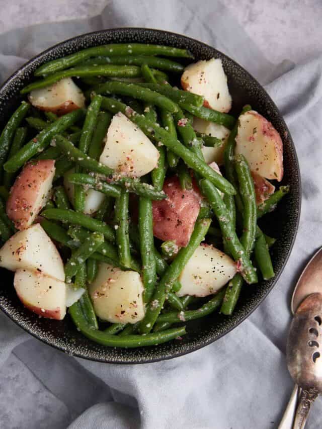 Easter Side Dish Green Bean Salad Butter & Baggage