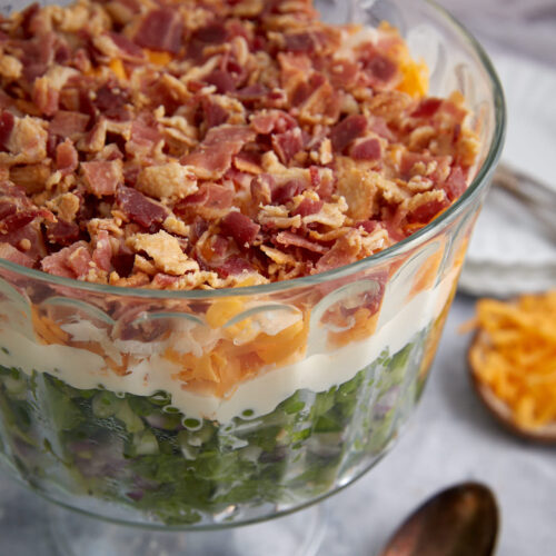 Traditional Overnight 7 Layer Salad Recipe
