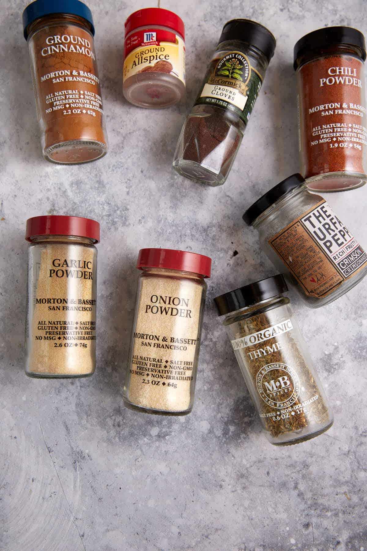 The seasonings for ham and cheese puff pastry.