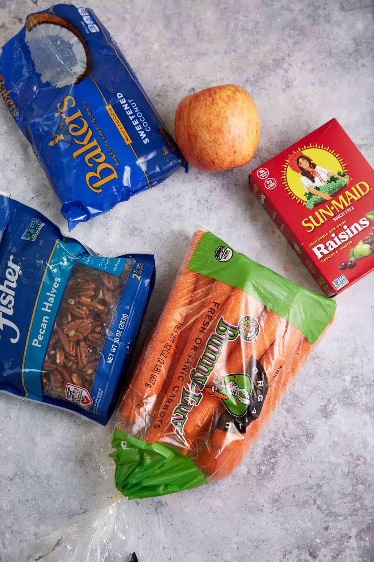 The additions to morning glory muffins.