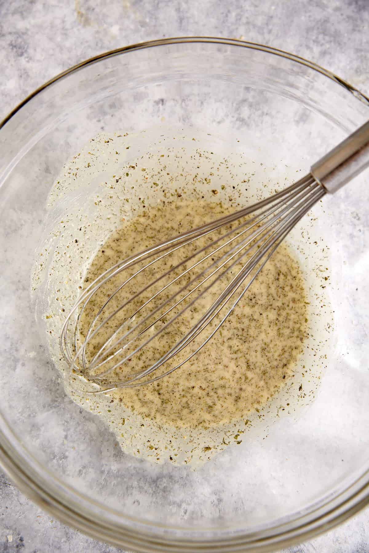 A bowl of seasonings.