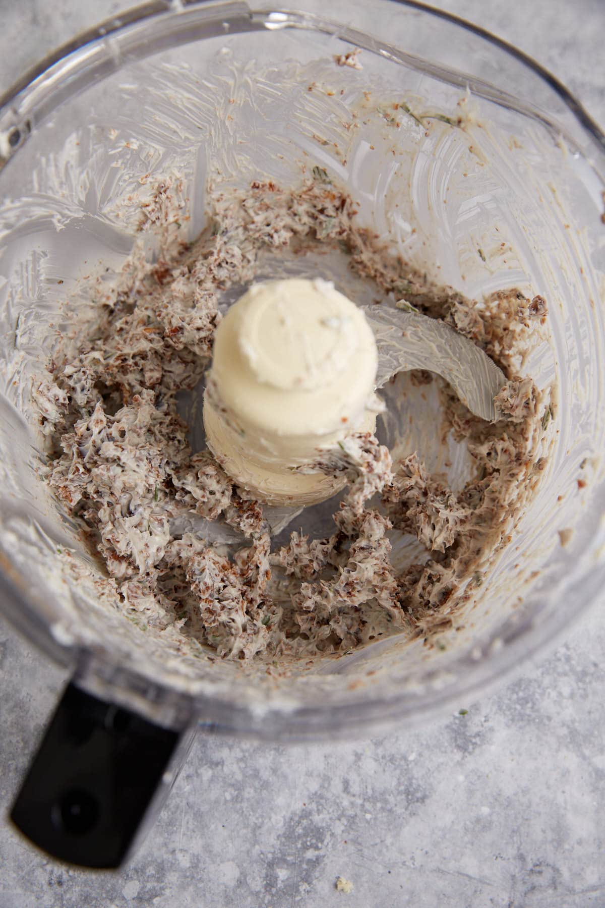 A Fig butter in a food processor