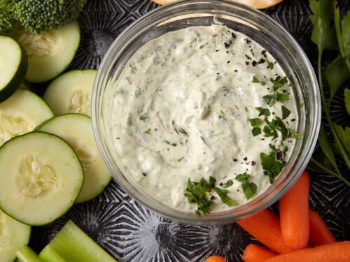 Quick & Easy Green Goddess Dip With Fresh Herbs