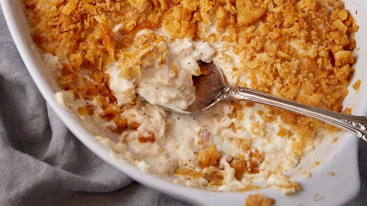 Million Dollar Chicken Casserole with Cream Cheese