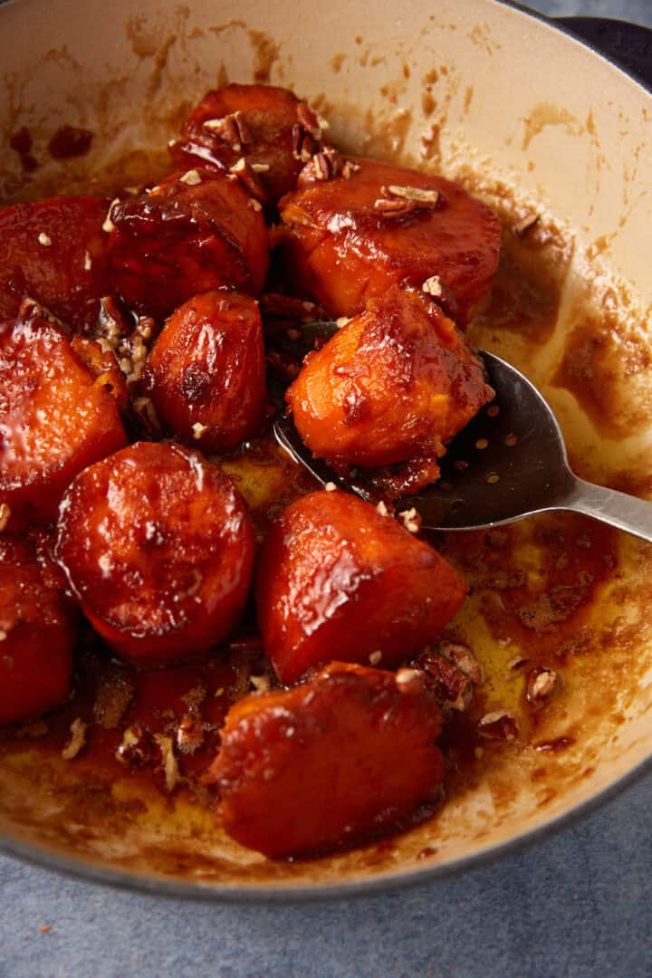 Skillet Candied Sweet PotatoesServes 6