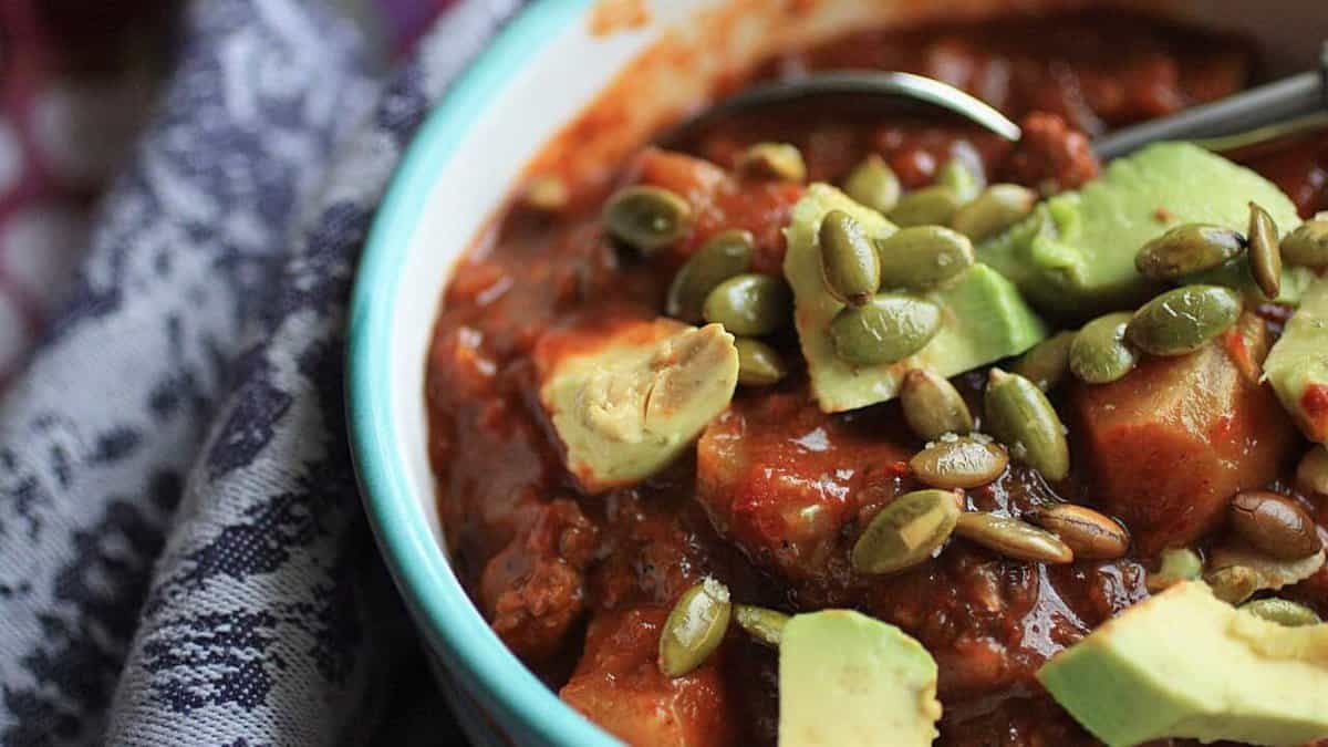 Chili with Acorn Squash
