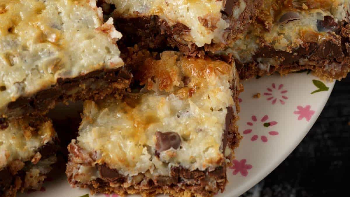 A platter of hello dolly bars