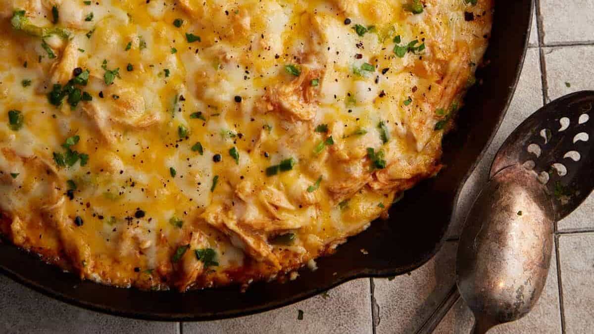 Baked Chicken Tamale Pie Casserole with A Cornbread Crust