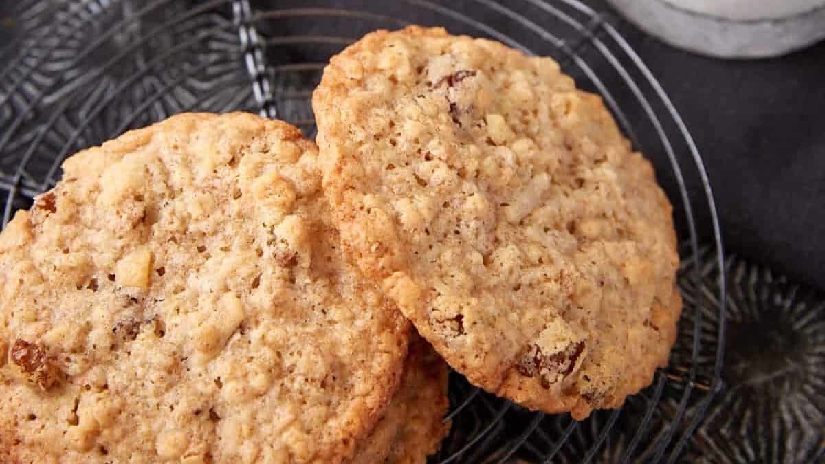 Coconut oatmeal cookies.