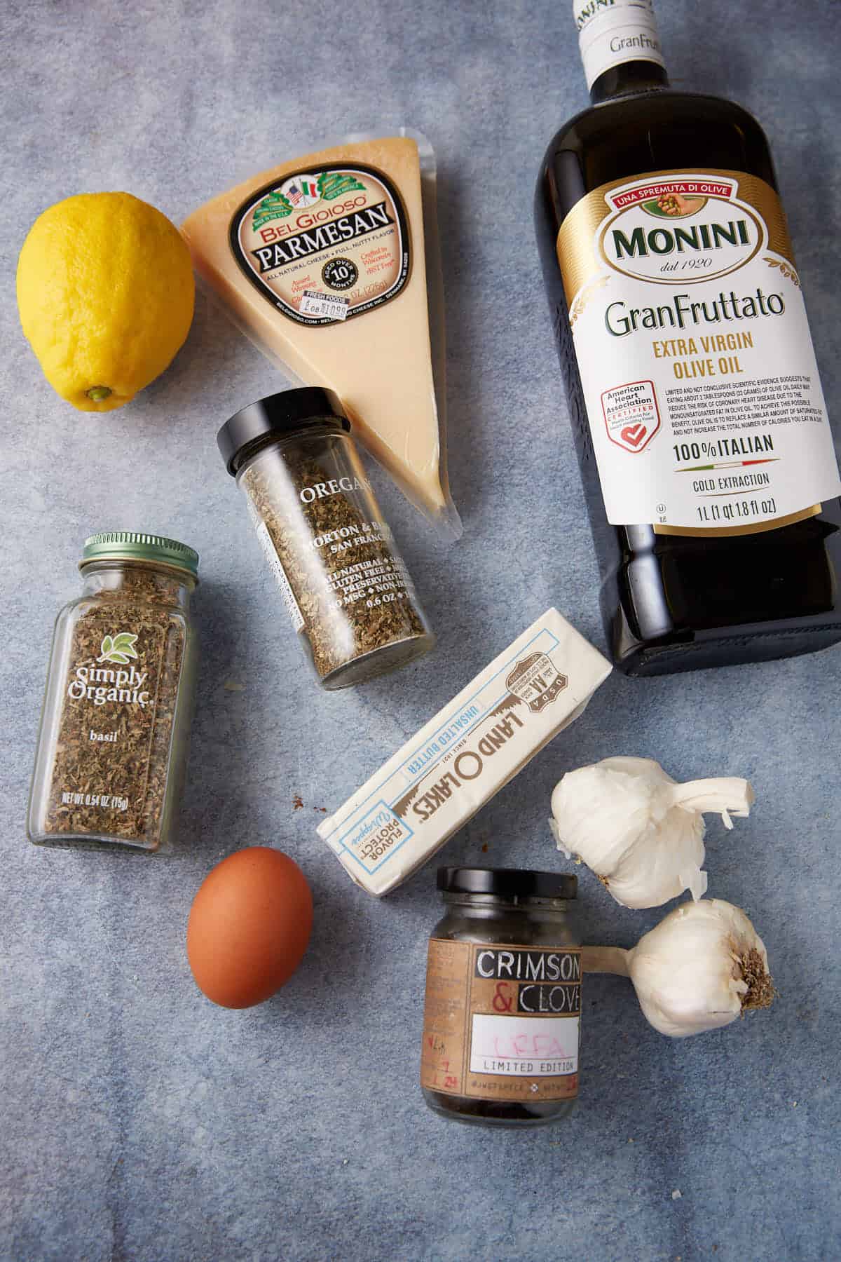 Ingredients for the filling.