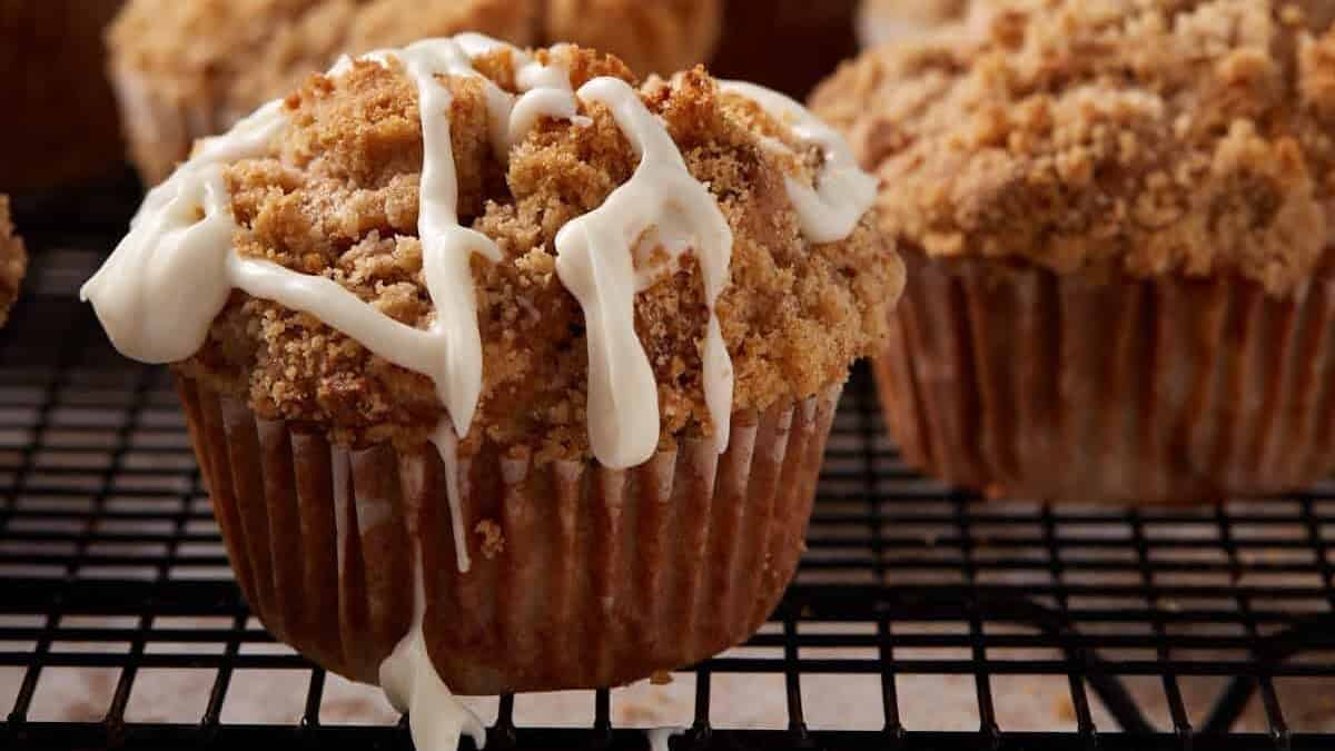 Pear Muffins with Candied Ginger