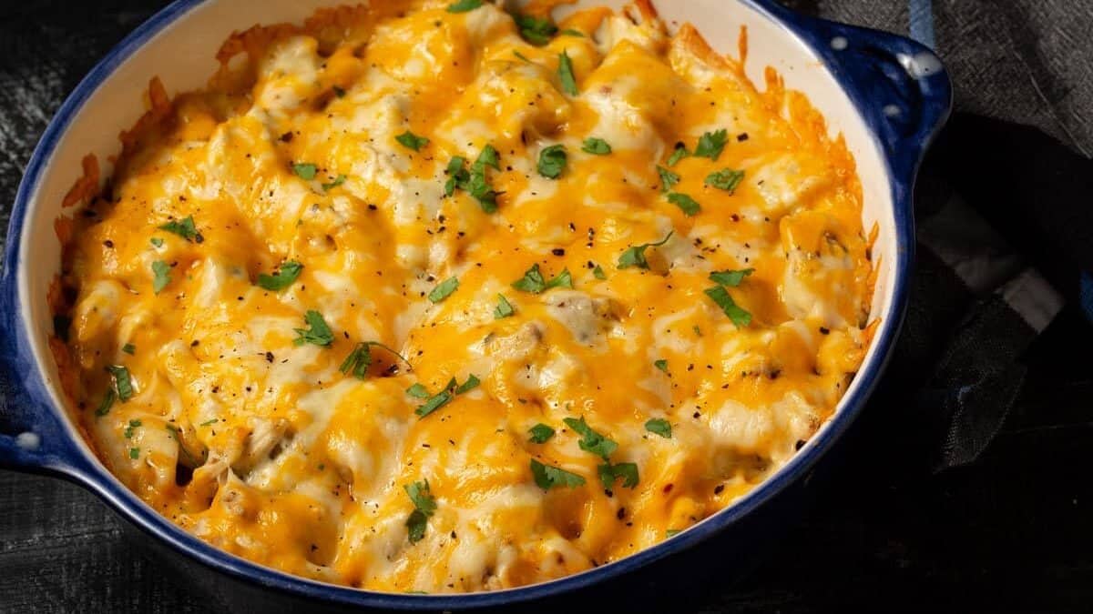 Ranch Chicken Pasta Casserole