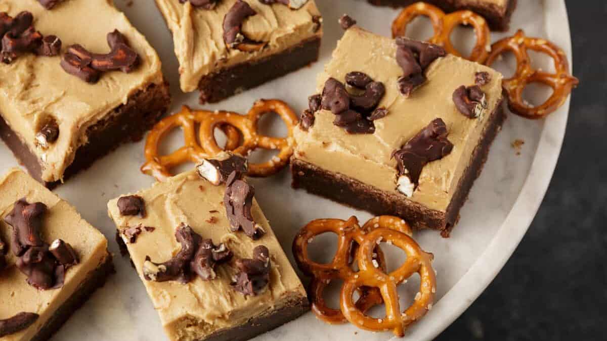 Peanut Butter Pretzel Brownies