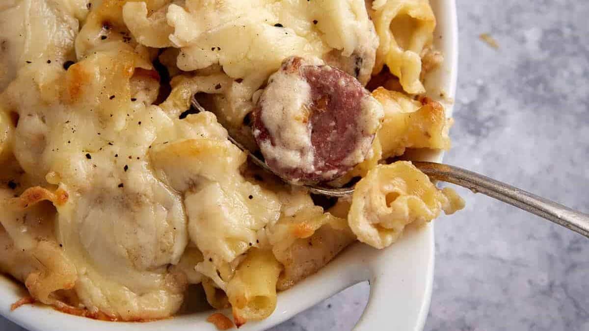 Creamy Kielbasa Mac and Cheese