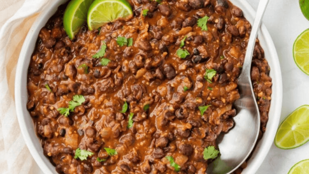 Mexican black bean chili.