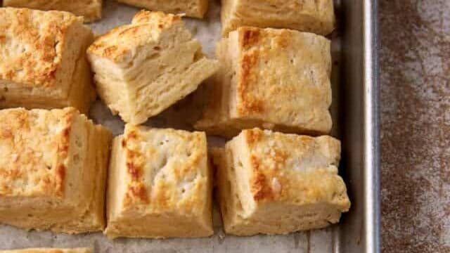 Square Buttermilk Biscuits (Tall & Flaky)