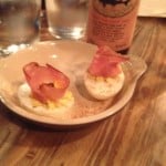 Deviled eggs at Bacon Brothers