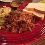 A plate of dinner at Bacon Brothers