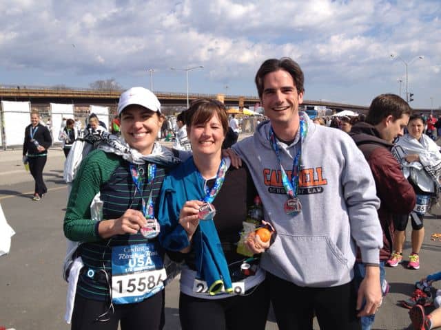 Me at the finish line of the Rock n Roll race